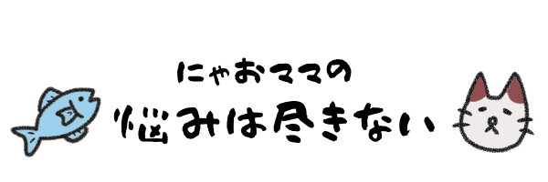 にゃおママの悩みは尽きない